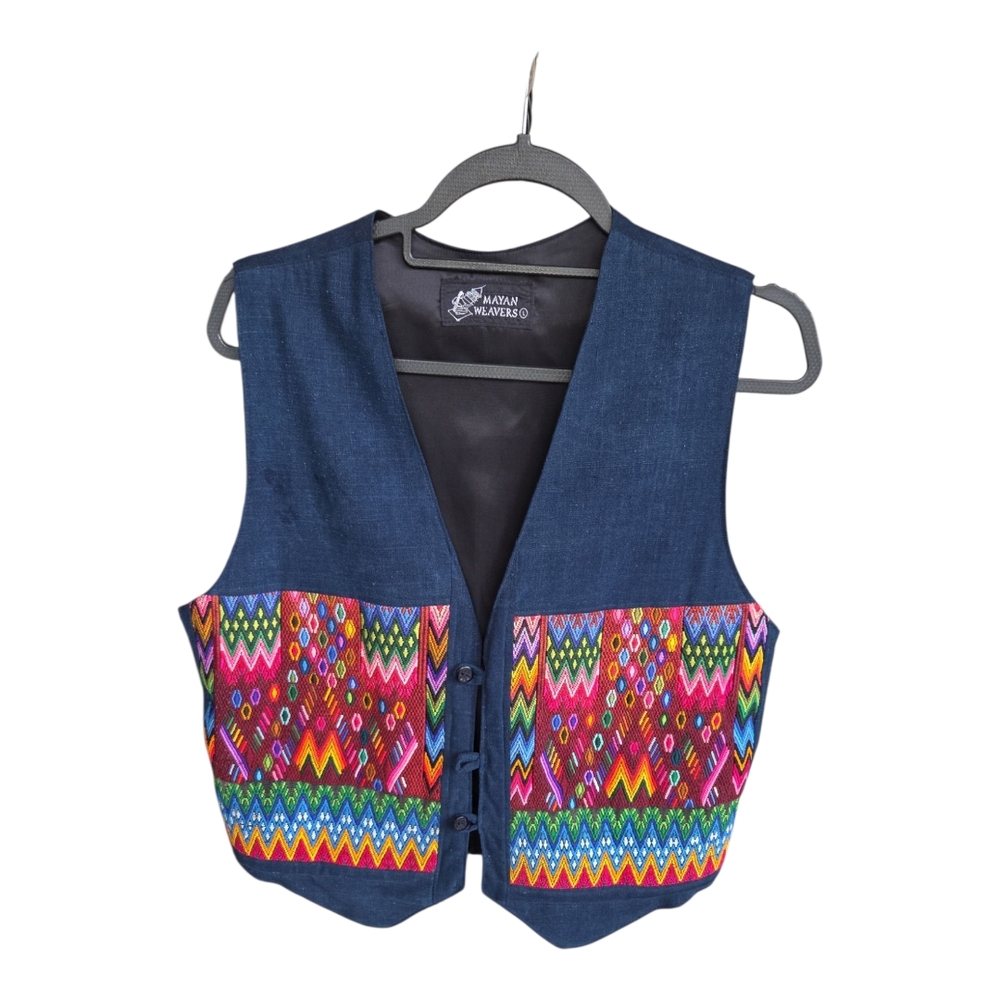 MAYAN WEAVERS VEST SIZE‎ L